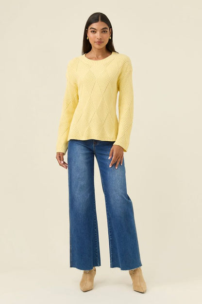 ISLE OF MINE - SADIE JUMPER - BUTTER
