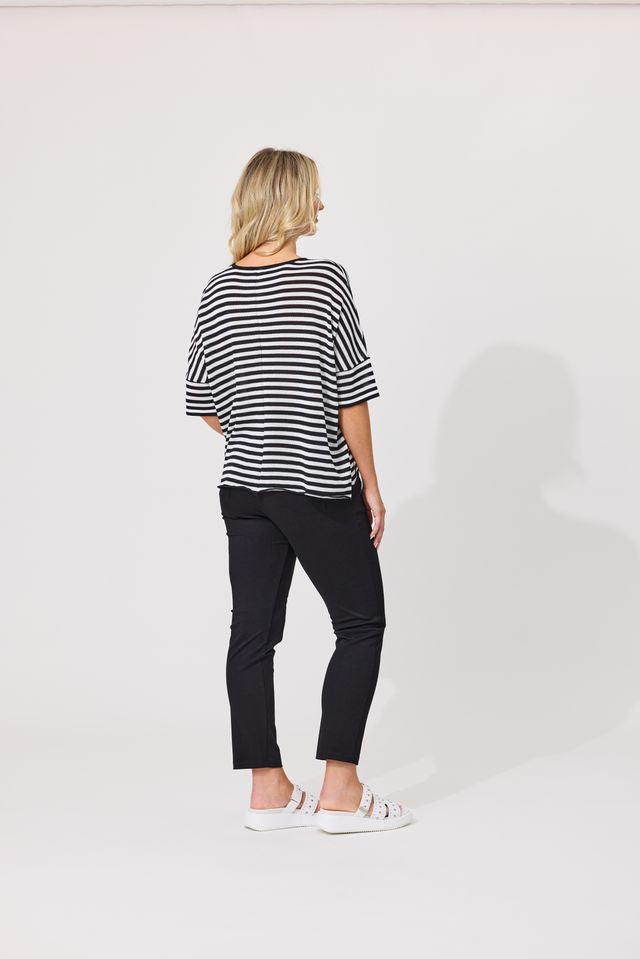 LEMON TREE DESIGN - CANDELA KNIT - WHITE BLACK