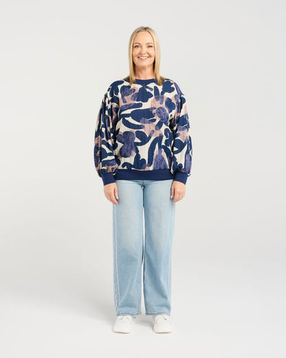 SEDUCE EMILY TOP - BOLD FLORA