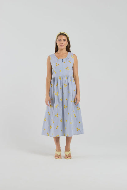 THING THING CASSANDRA DRESS - SUNSTRIPE