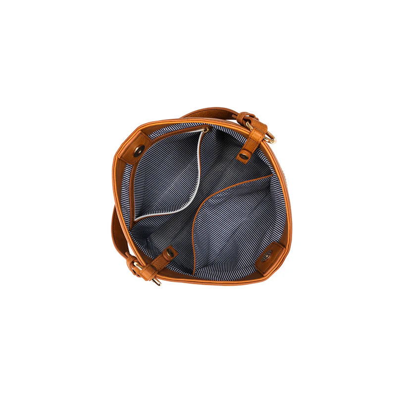 BLACK CAVIAR MELODY CROSSBODY BAG - TAN