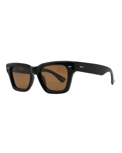 REALITY EYEWEAR THE TOURIST - JETT BLACK BROWN