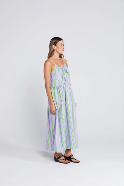 THING THING ZINNIA DRESS - ROYAL FERN