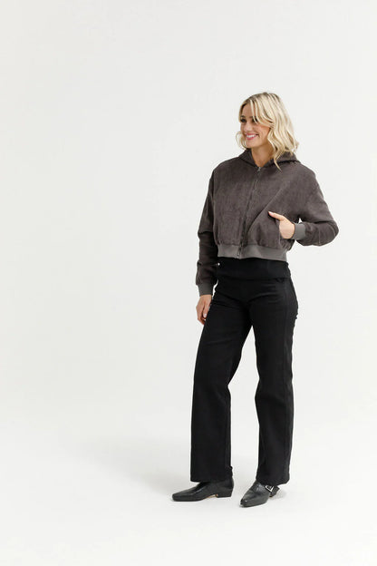 HOME-LEE - EMILY JACKET - SOOT