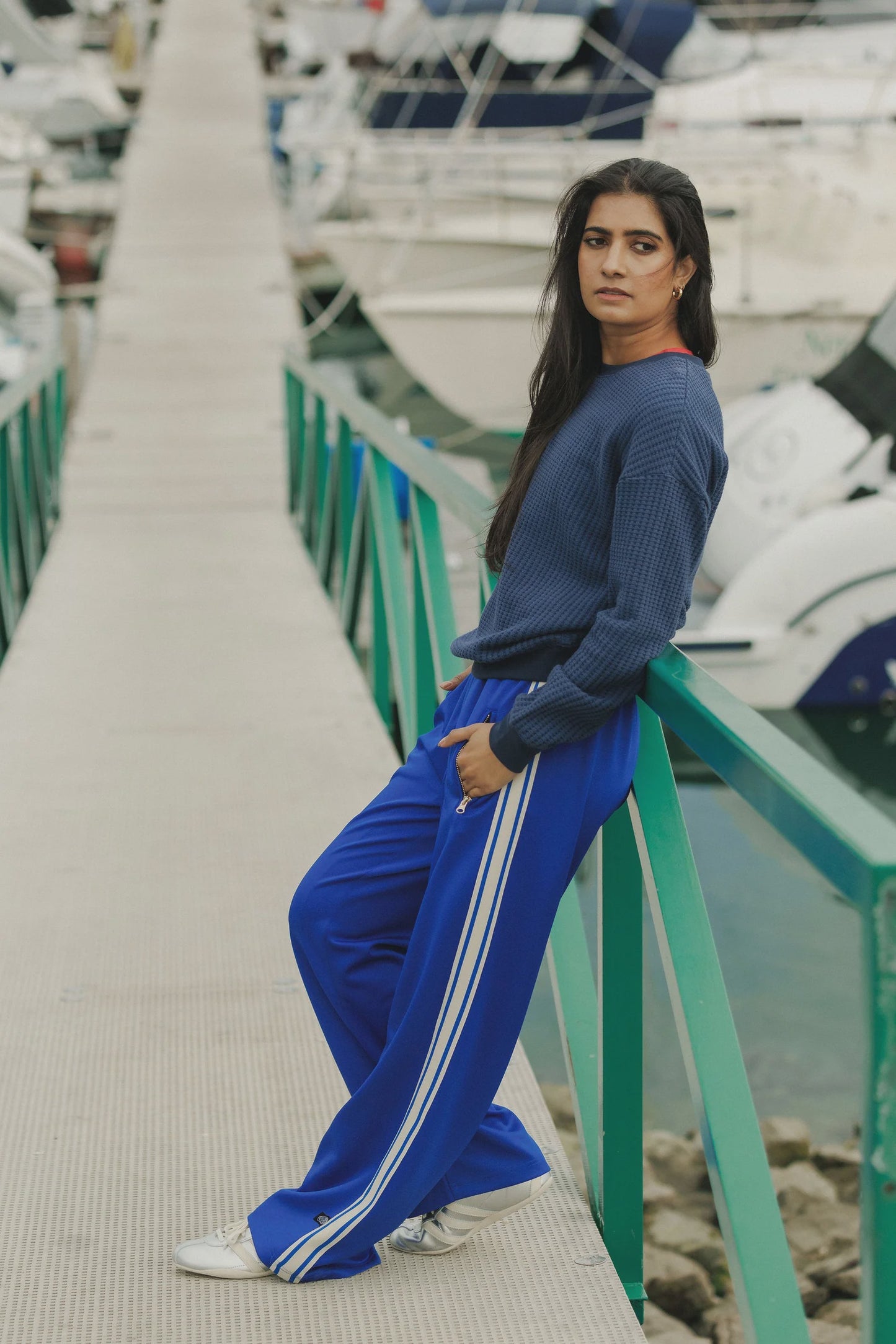 ROSE ROAD DAKOTA CREW - NAVY