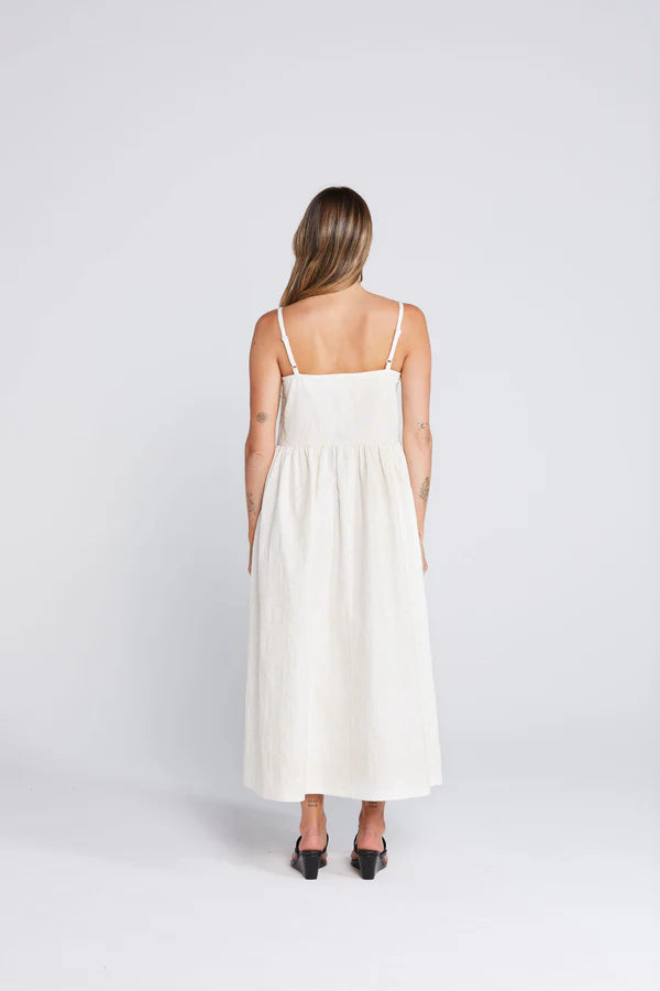 THING THING ZIGGLE DRESS - CREAMY DAISY