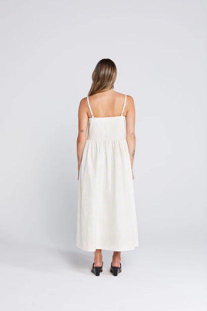 THING THING ZIGGLE DRESS - CREAMY DAISY