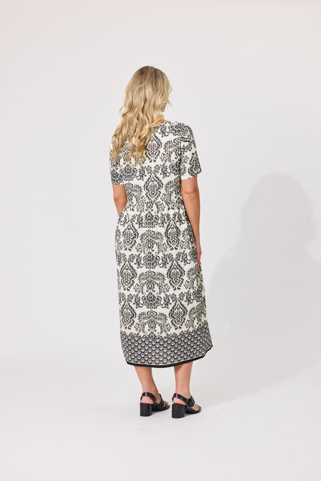 LEMON TREE DESIGN - MADONNA DRESS - BLACK PERSIAN