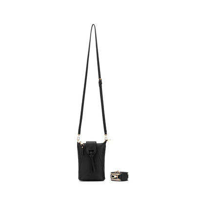 BLACK CAVIAR LAINEY PHONE/CROSSBODY BAG - BLACK