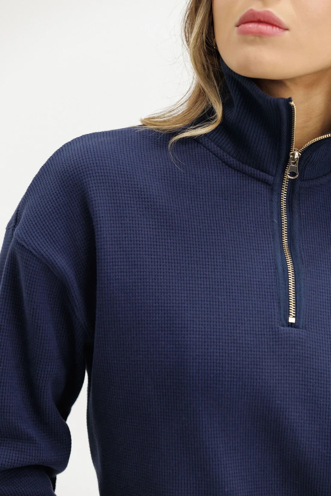 ROSE ROAD CLUB ZIPPER - OIL BLUE