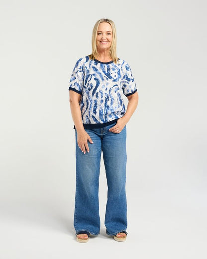 SEDUCE ZOE TOP - BLUE MIST