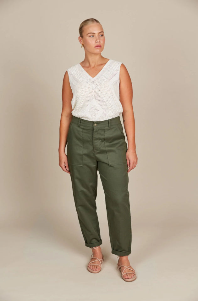 ISLE OF MINE LUCILLE PANT - OLIVE - 4526112