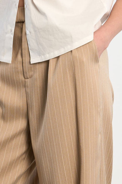 LILI SIDONIO WOVEN PANTS - BEIGE