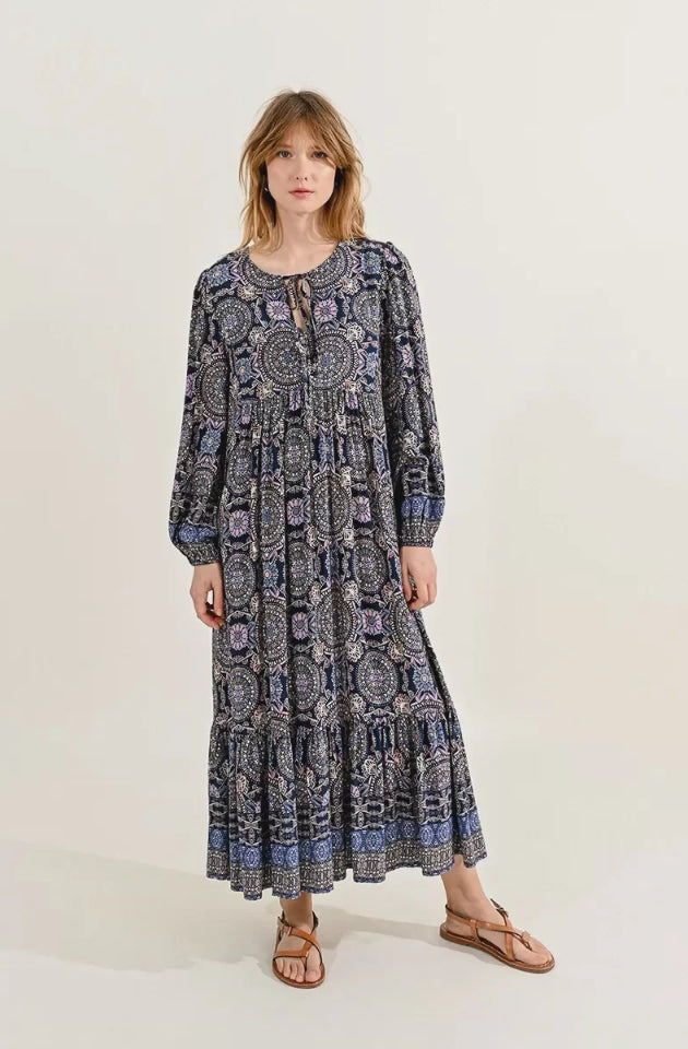 MOLLY BRACKEN DRESS - NAVY PIA - N221CP-NAV