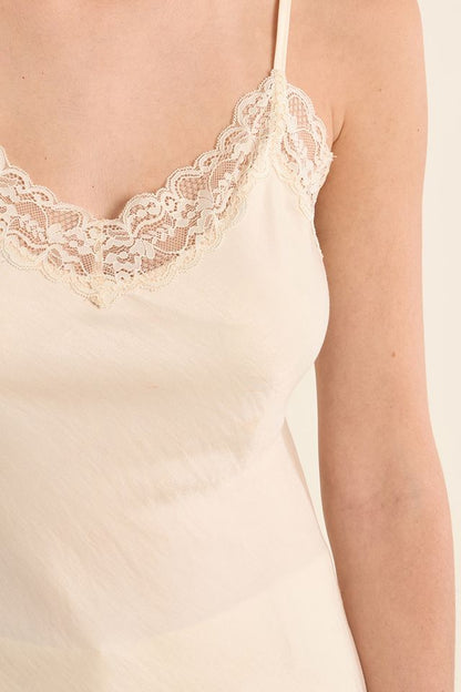 MOLLY BRACKEN WOVEN CAMISOLE - OFF WHITE