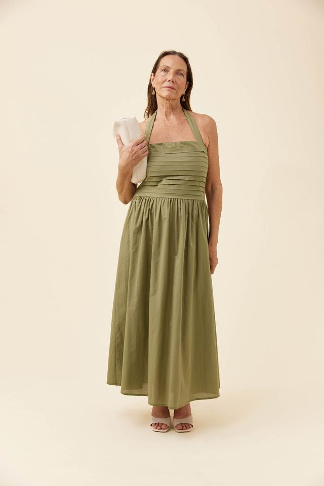 ISLE OF MINE ROSA TANK DRESS - SAGE