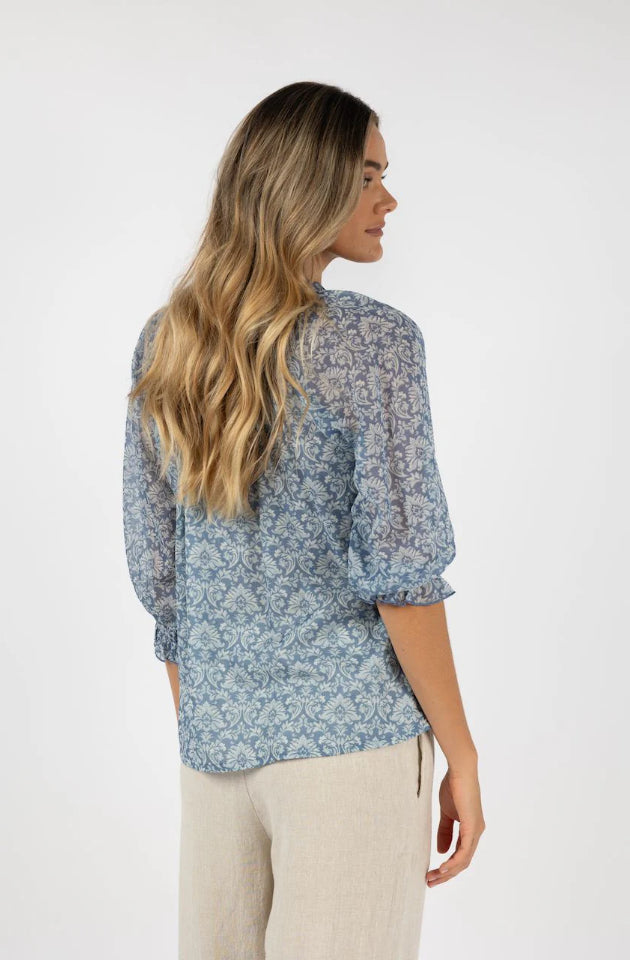 HUMIDITY LIFESTYLE PORTAFINO ARIES TOP - BLUE PRINT - HS24305