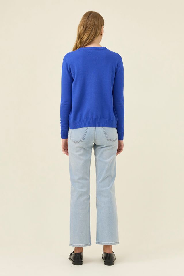 ISLE OF MINE - DARBY CARDIGAN - COBALT