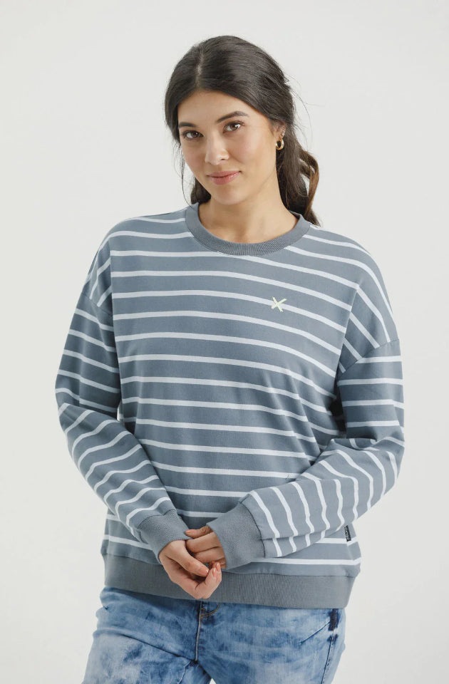 HOME-LEE KAYLA CREW - STORMY STRIPE - HL236 02