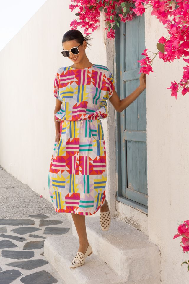BLACKLIST COOPER SKIRT - PRINT