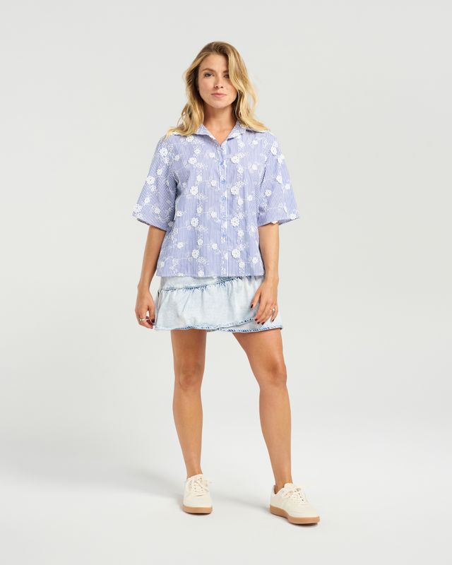 NMBR ROSE DEMI SHIRT - SAILOR LACE