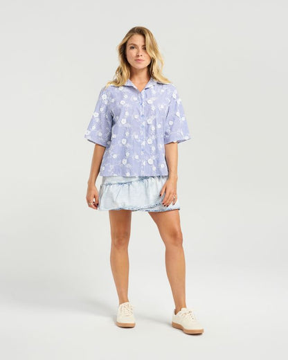 NMBR ROSE DEMI SHIRT - SAILOR LACE