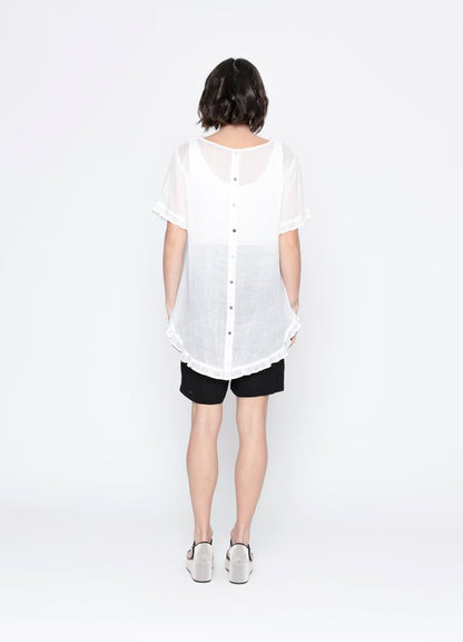 BLACKLIST TANYA TOP - W.WHITE