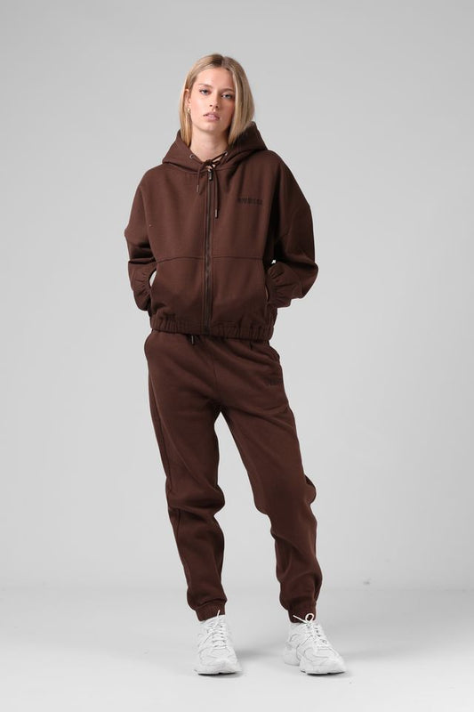 RPM ZIP THRU HOOD - BRUNETTE BROWN