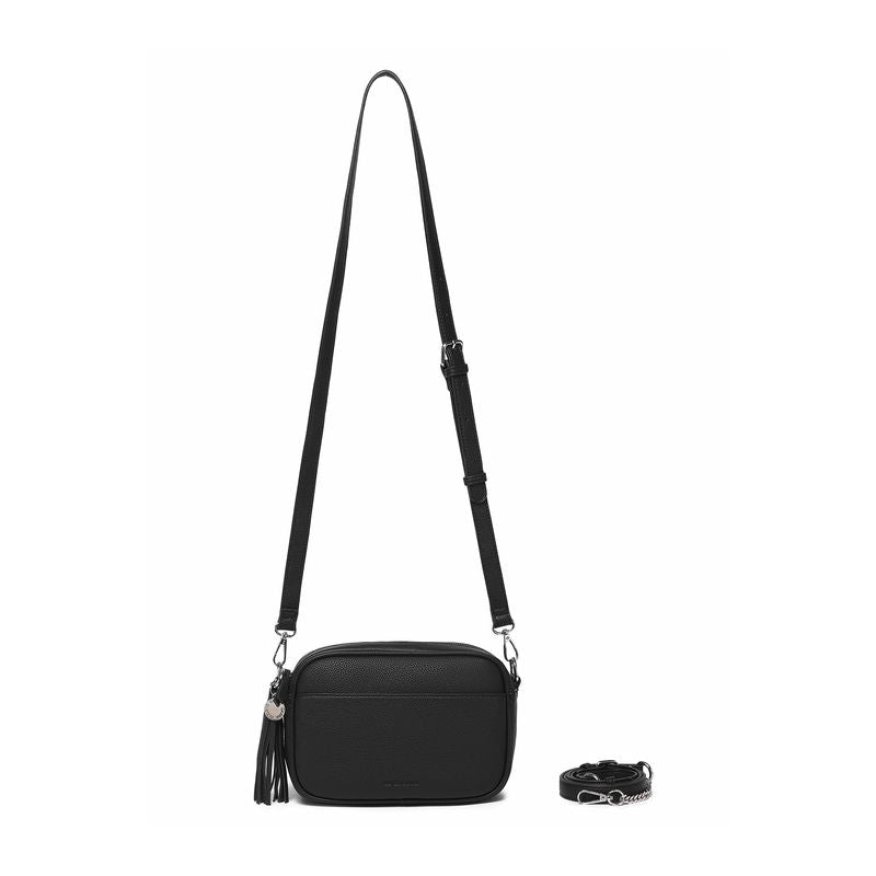 BLACK CAVIAR BAGS - INDIE CROSSBODY - BLACK