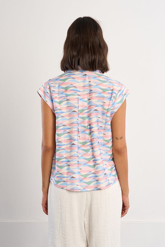 LILI SIDONIO WOVEN SHIRT - MULTICO VAA