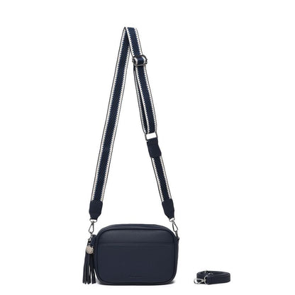 BLACK CAVIAR BAGS - INDIE CROSSBODY - NAVY