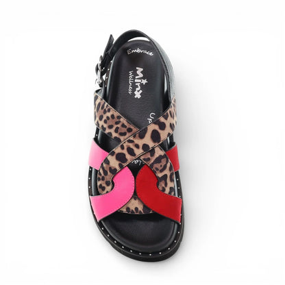 MINX - INFINITY - RED PINK LEOPARD