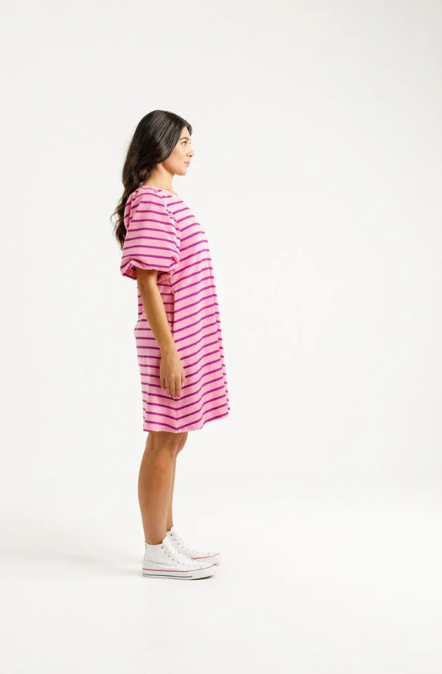 HOME-LEE IVY DRESS - CANDY STRIPE - HL430 05