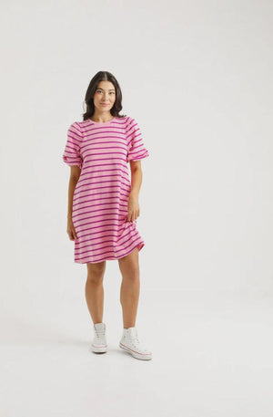 HOME-LEE IVY DRESS - CANDY STRIPE - HL430 05