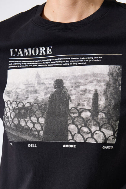 GARCIA L'AMORE TEE SHIRT - BLACK