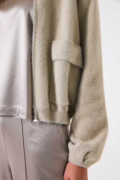 GARCIA BOMBER JACKET - FEATHER GREY