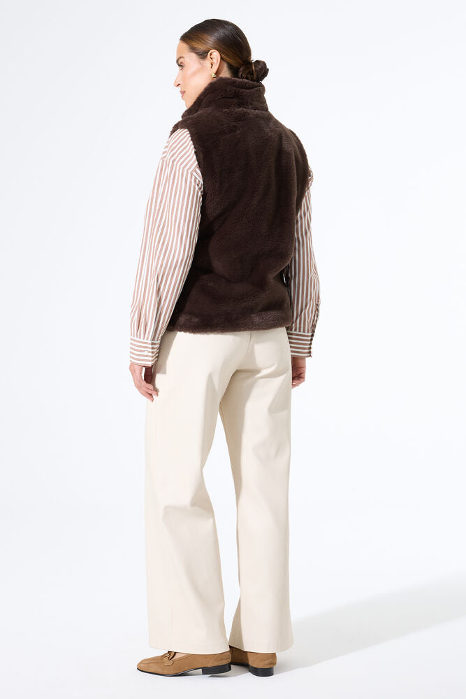 GARCIA OUTDOOR VEST - NIGHT BROWN