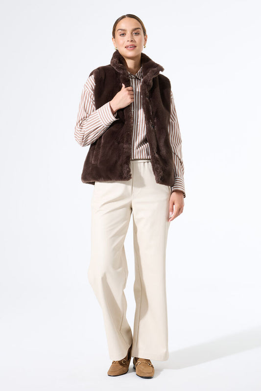 GARCIA OUTDOOR VEST - NIGHT BROWN