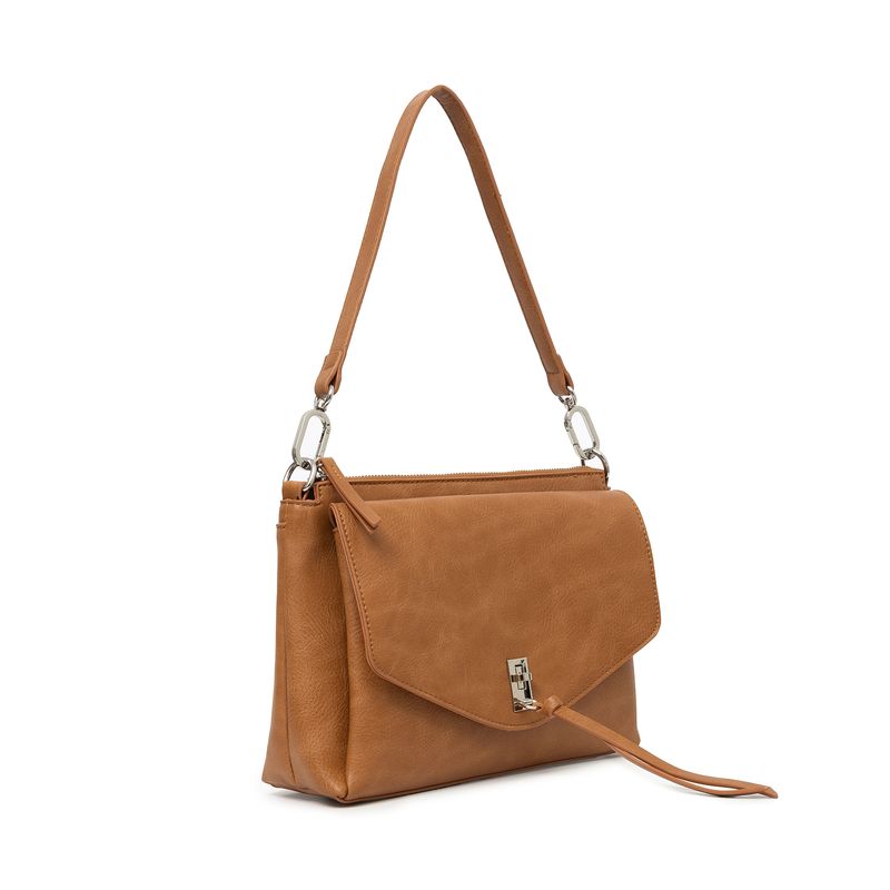 BLACK CAVIAR BAGS - BECKY FLAP CROSSBODY - TAN