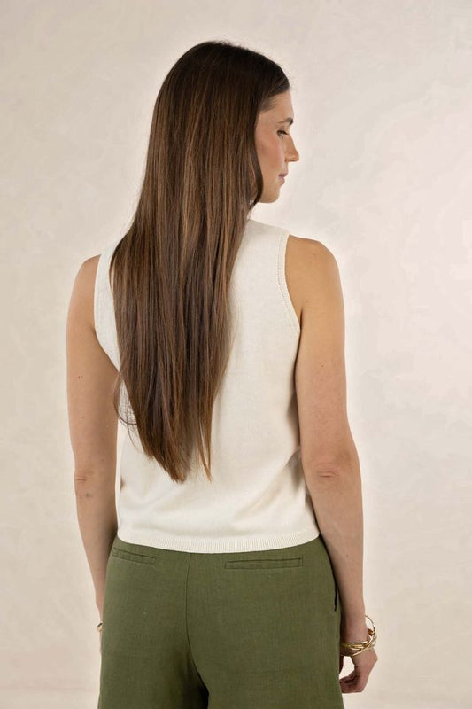 HUMIDITY LIFESTYLE COLLETTE TANK - CREAM