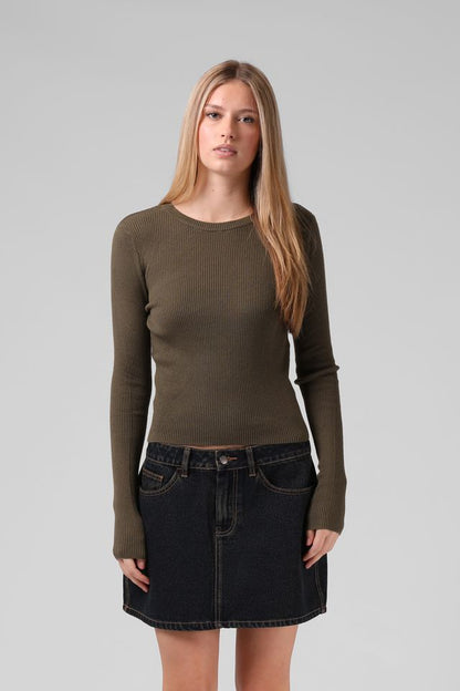 RPM KNITTED LONG SLEEVE - OLIVE