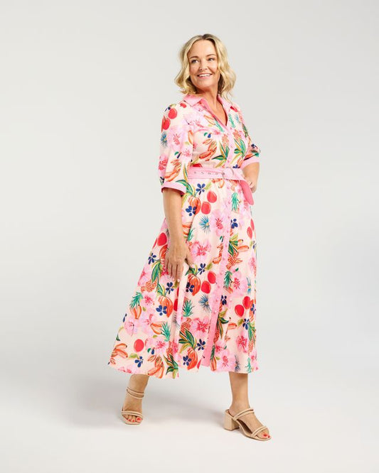 ZAFINA EMBER DRESS - ORCHARD