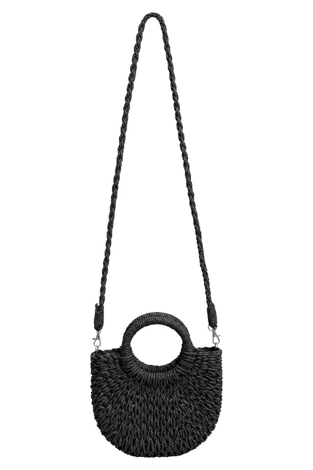 EB & IVE DUSK MINI TOTE BAG - BLACK