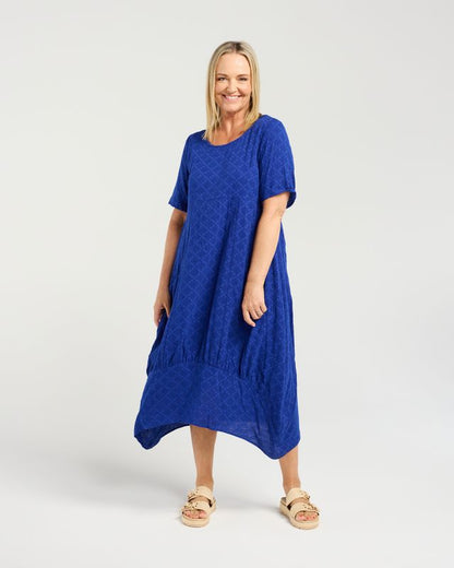 SEDUCE SELENA DRESS - BLUE