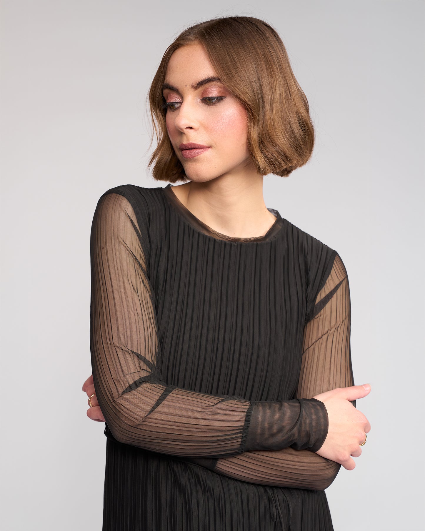 KNEWE FREDDIE DRESS - BLACK