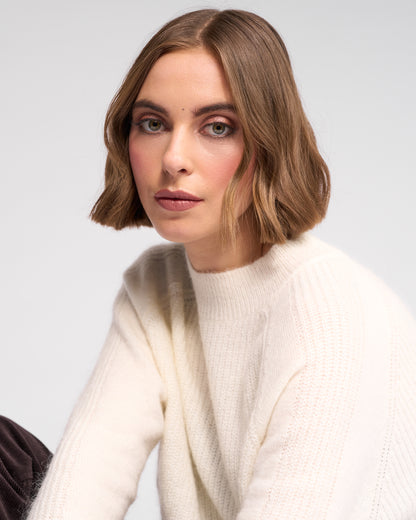 KNEWE MIA SWEATER - WINTER WHITE