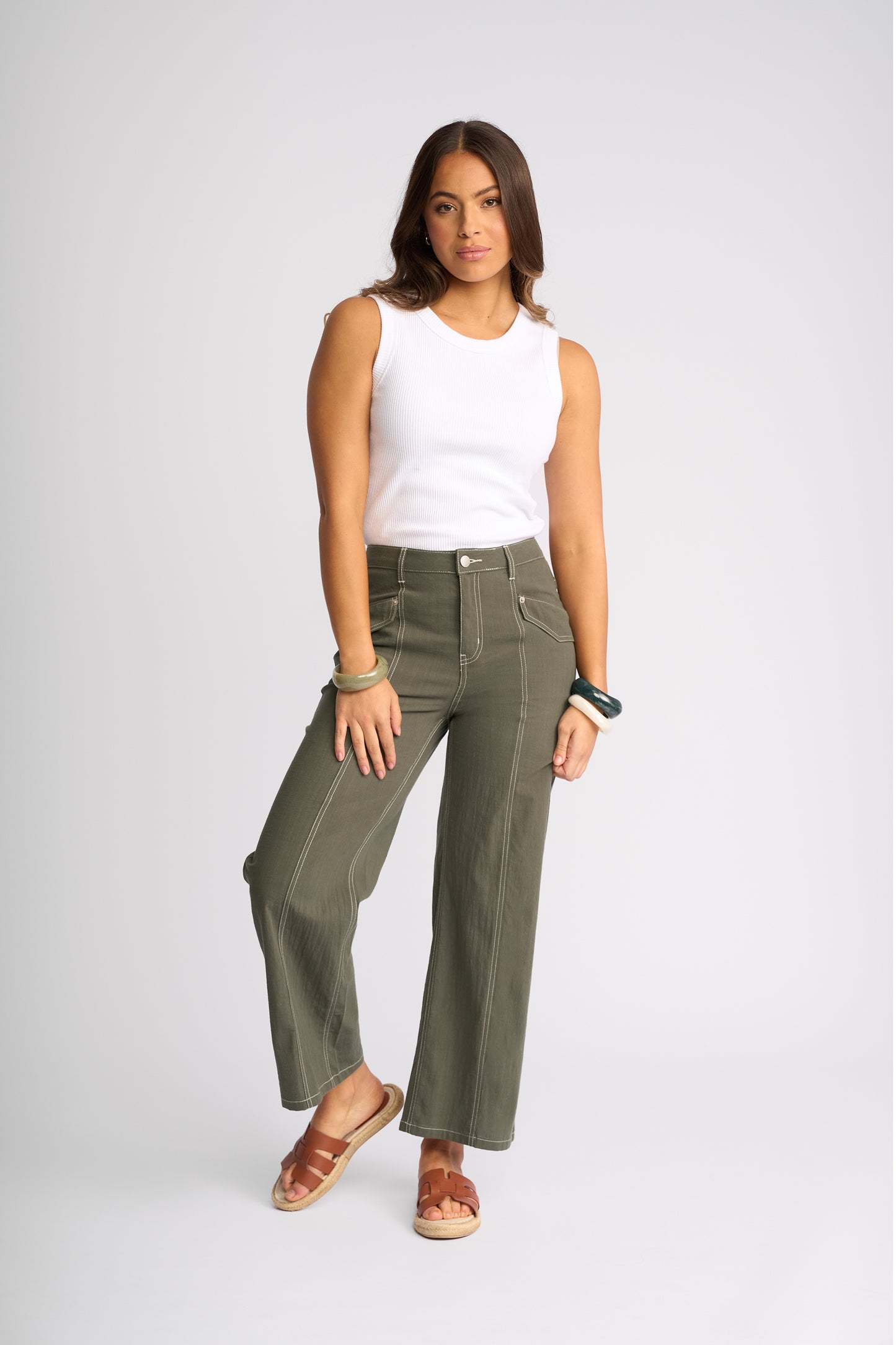 KNEWE SHADE PANT - OLIVE