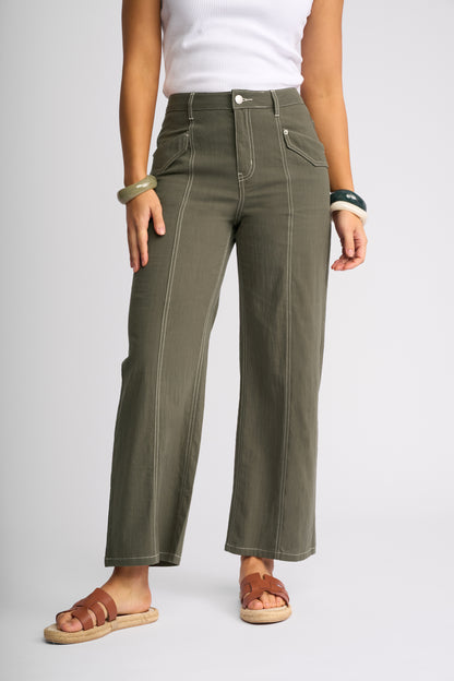 KNEWE SHADE PANT - OLIVE