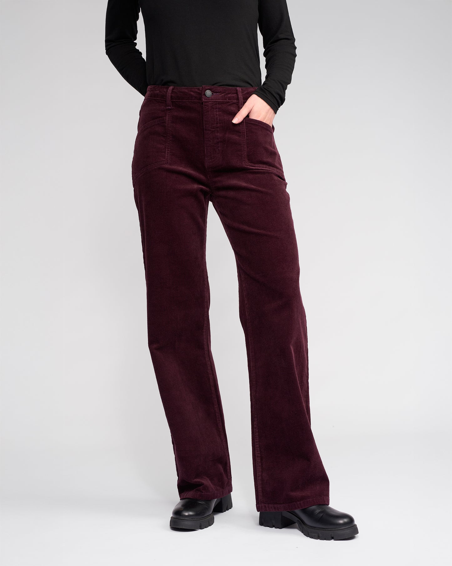 KNEWE DALLAS CORD - RAISIN