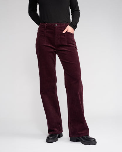 KNEWE DALLAS CORD - RAISIN